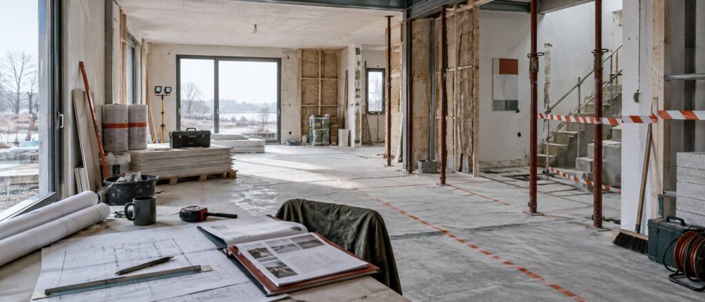 Illustration éditoriale du sujet : Défaillances du bâtiment en Île-de-France : relevé trimestriel