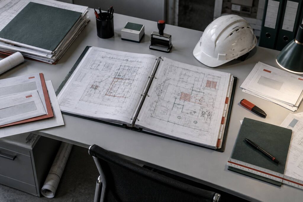 Dossier de marché de travaux sur un bureau de maître d'ouvrage