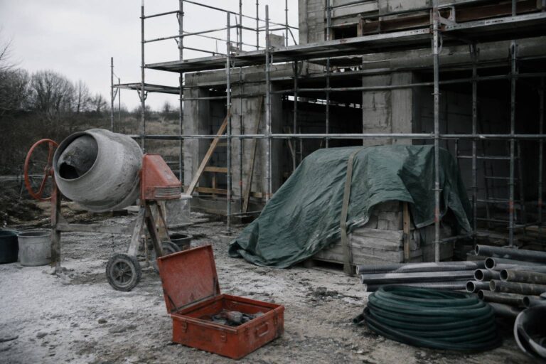 Matériel laissé sur un chantier arrêté : à qui appartient-il
